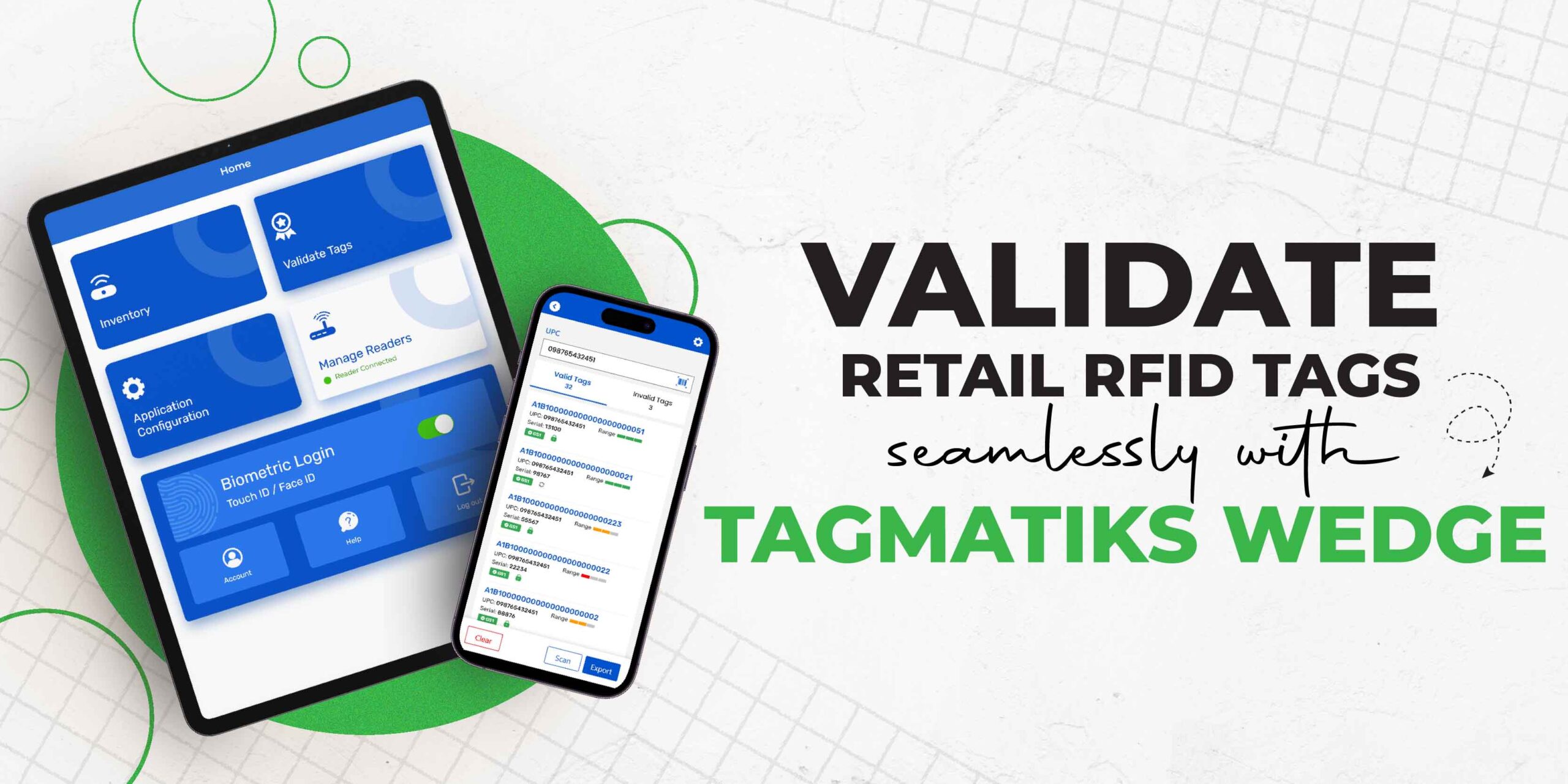 Validating RFID tags for RFID Retail Mandates using TagMatiks Wedge