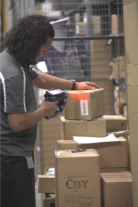 Taking inventory with handheld RFID reader